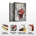 Vintage Christmas Santa Claus Wall Art III by Tailored Canvases
