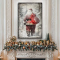 Vintage Christmas Santa Claus Wall Art III by Tailored Canvases