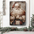 Vintage Christmas Santa Claus Wall Art IV by Tailored Canvases