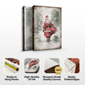 Vintage Christmas Santa Claus Wall Art V by Tailored Canvases