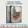 Vintage Christmas Sleigh Sled Wall Art II by Tailored Canvases