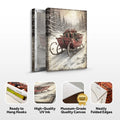 Vintage Christmas Sleigh Sled Wall Art IV by Tailored Canvases