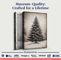Vintage Christmas Tree Wall Art III by Tailored Canvases