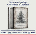 Vintage Christmas Tree Wall Art VIII by Tailored Canvases
