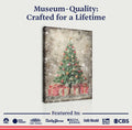 Vintage Christmas Tree With Gifts Wall Art III by Tailored Canvases