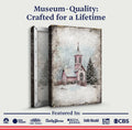 Vintage Church Christmas Wall Art by Tailored Canvases