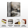 Vintage Church Christmas Wall Art II by Tailored Canvases