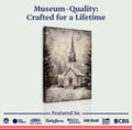 Vintage Church Christmas Wall Art IV by Tailored Canvases
