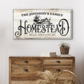 Vintage Farmhouse Homestead Sign by Tailored Canvases