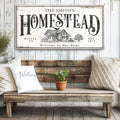 Vintage Homestead Sign II by Tailored Canvases