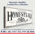 Vintage Homestead Sign II by Tailored Canvases