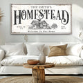 Vintage Homestead Sign II by Tailored Canvases