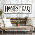Vintage Homestead Sign III by Tailored Canvases
