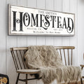Vintage Homestead Sign III by Tailored Canvases