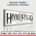 Vintage Homestead Sign III by Tailored Canvases