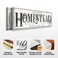 Vintage Homestead Sign III by Tailored Canvases