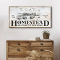 Vintage Homestead Sign IV by Tailored Canvases