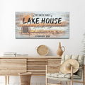 Vintage Lake House Sign by Tailored Canvases