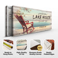 Vintage Lake House Sign by Tailored Canvases