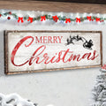 Vintage Merry Christmas Sign by Tailored Canvases