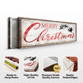 Vintage Merry Christmas Sign by Tailored Canvases