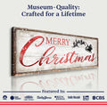 Vintage Merry Christmas Sign by Tailored Canvases