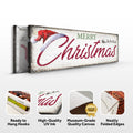 Vintage Merry Christmas Sign IV by Tailored Canvases
