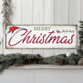 Vintage Merry Christmas Sign IV by Tailored Canvases