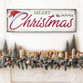 Vintage Merry Christmas Sign IV by Tailored Canvases