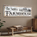 Vintage Rust Farmhouse Sign II by Tailored Canvases