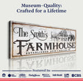 Vintage Rust Farmhouse Sign II by Tailored Canvases