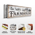 Vintage Rust Farmhouse Sign II by Tailored Canvases