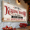 Vintage Rustic Kissing Booth Sign IV by Tailored Canvases
