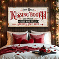 Vintage Rustic Kissing Booth Sign IV by Tailored Canvases