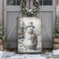 Vintage Snowman Christmas Wall Art II by Tailored Canvases
