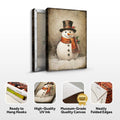 Vintage Snowman Christmas Wall Art IV by Tailored Canvases