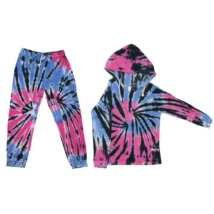 Vintage Tie-Dye Hoodie and Jogger Sets by DailySale