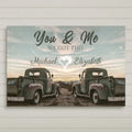 Vintage Truck Themed We Got This Couple Sign by Tailored Canvases