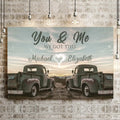 Vintage Truck Themed We Got This Couple Sign by Tailored Canvases