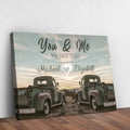 Vintage Truck Themed We Got This Couple Sign by Tailored Canvases