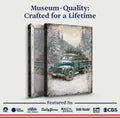 Vintage Truck With Christmas Tree Wall Art by Tailored Canvases