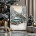 Vintage Truck With Christmas Tree Wall Art by Tailored Canvases