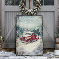 Vintage Truck With Christmas Tree Wall Art II by Tailored Canvases