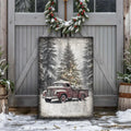Vintage Truck With Christmas Tree Wall Art III by Tailored Canvases