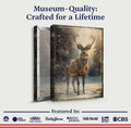 Vintage Winter Deer Christmas Wall Art IV by Tailored Canvases