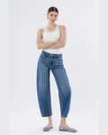 Viola High Rise Barrel Jeans by Boutique 23