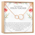 Violin Teacher Necklace by Dear Ava