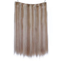 VIP BandX Halo Hair Extensions 100% Human Hair, Silky Straight 18 Inch, Invisible Wire with Clips