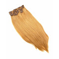 VIP ClipeX Clip-In Hair Extensions 100% Human Hair, Silky Straight 18 Inch