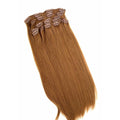 VIP ClipeX Clip-In Hair Extensions 100% Human Hair, Silky Straight 18 Inch